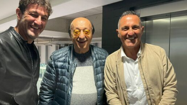 Ciro Ferrara, Luciano Moggi e Angelo Di Livio, ex calciatori ed ex dirigente Juventus &copy;️ foto presa da profilo X Juventus