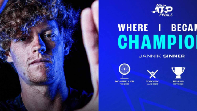 Jannik Sinner &copy; ATP Finals Nitto