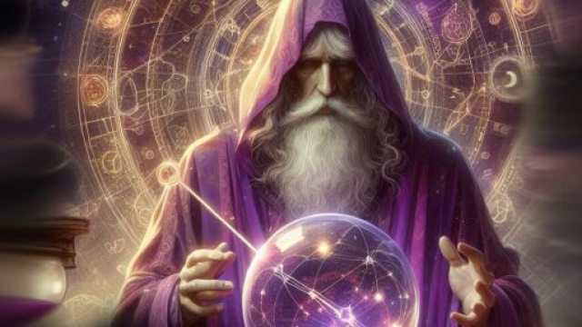 L'Oracolo della fortuna interroga la sfera magica del tempo che sar&agrave; - &copy; Bing IA