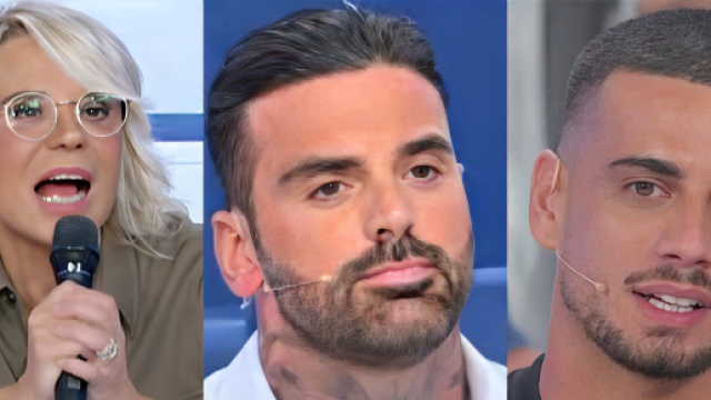 Maria De Filippi, Mario Cusitore e Alessio Pecorelli - screenshot &copy; Canale 5