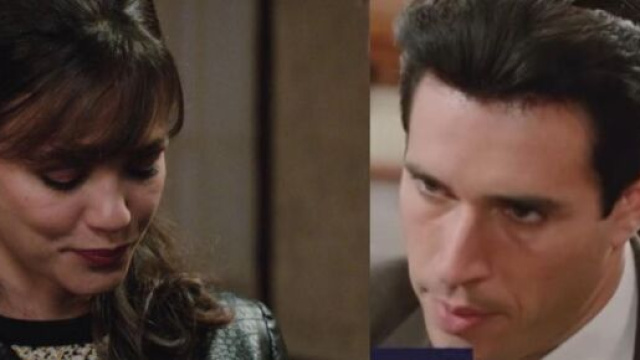 In foto Marta e Matteo de Il Paradiso delle signore, screenshot &copy; Rai 1