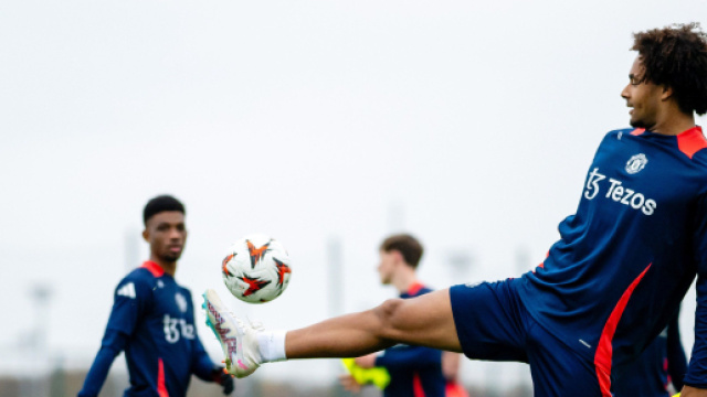 Joshua Zirkzee, attaccante del Manchester United. Foto &copy; Manchester United