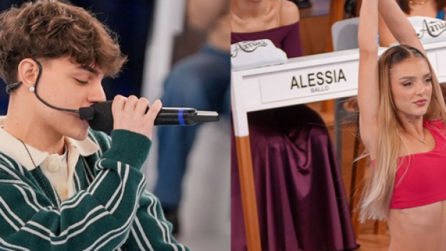 Luk3 e Teodora - screenshot &copy; Canale 5.