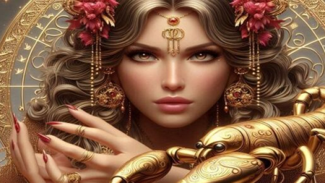 Segno dello Scorpione generato con &copy; AI Copilot.