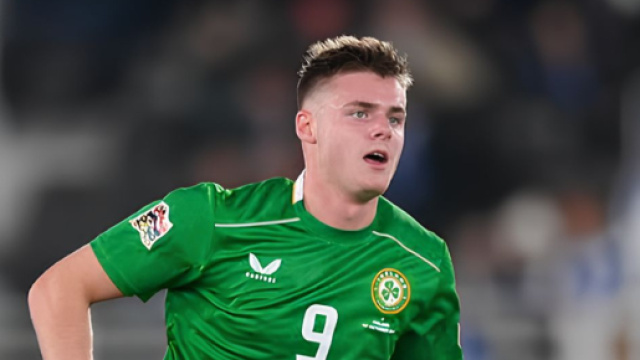 Evan Ferguson con la maglia dell'Irlanda &copy; Instagram