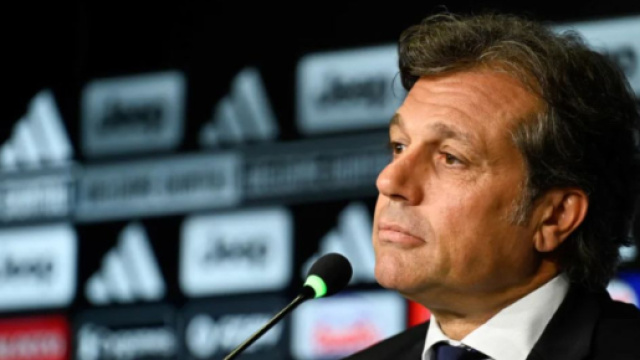 Cristiano Giuntoli in conferenza stampa &copy; Juventus FC