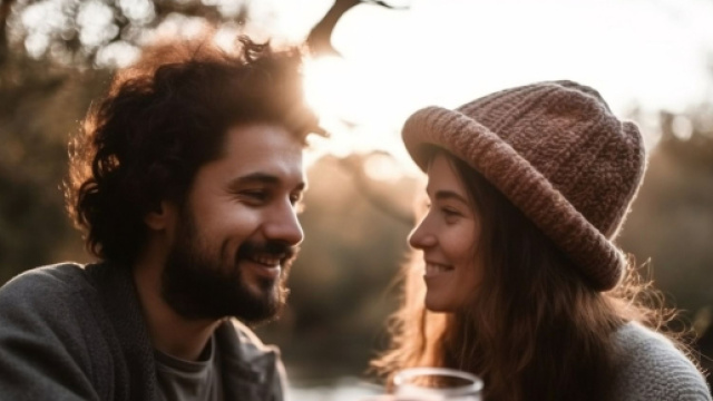 Coppia felice chiacchiera in serenit&agrave; &copy; Pixabay