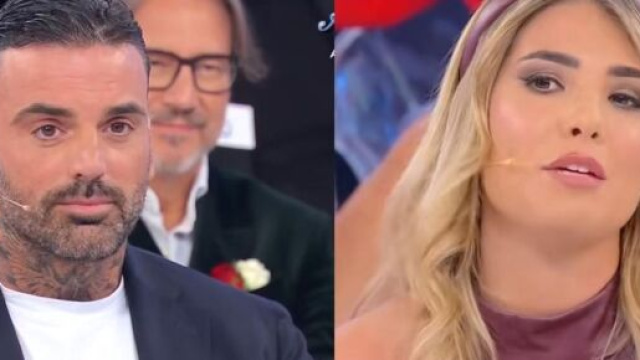 In foto Mario e Martina a Uomini e donne (screenshoot &copy; Canale 5)