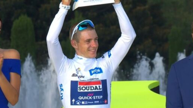 Remco Evenepoel - Screenshot &copy; Eurosport