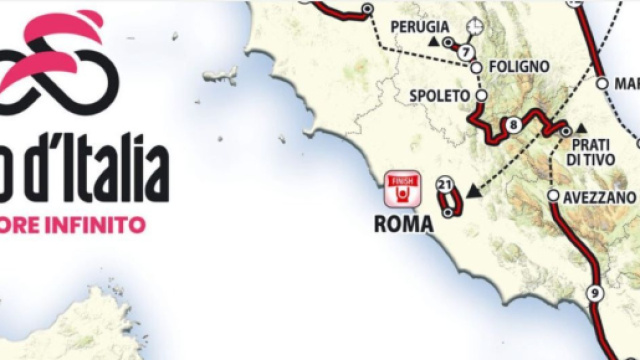 Il percorso della scorsa edizione del Giro d'Italia - &copy; RCS Sport