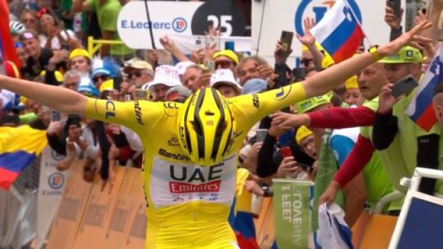 Tadej Pogacar - Screenshot &copy; Eurosport