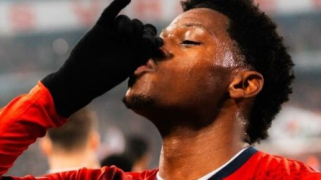 Jonathan David, attaccante del Lille &copy; Instagram