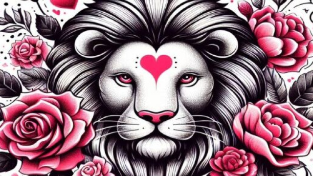 Segno del Leone generato con &copy; AI Copilot.