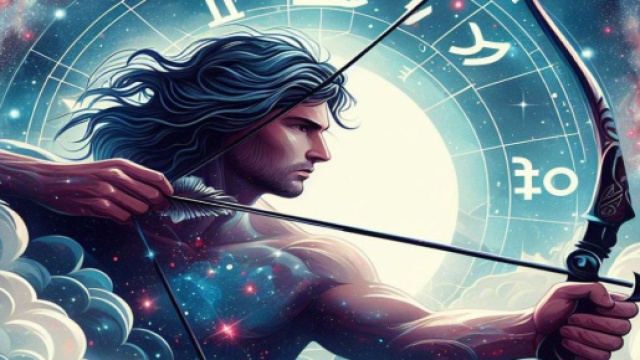 Segno del Sagittario generato con &copy; AI Copilot