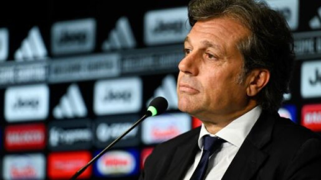 Cristiano Giuntoli in conferenza stampa &copy; Juventus FC