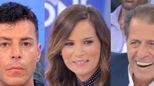 Diego Tavani, Claudia D'Agostino e Fabio Cannone - screenshot &copy; Canale 5.