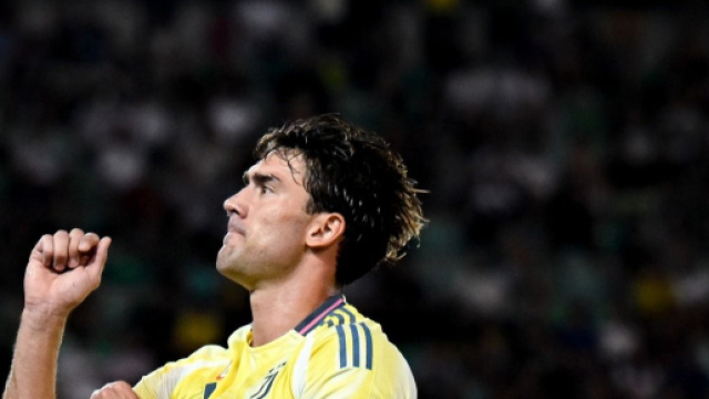 Vlahovic esulta &copy; profilo Facebook calciatore