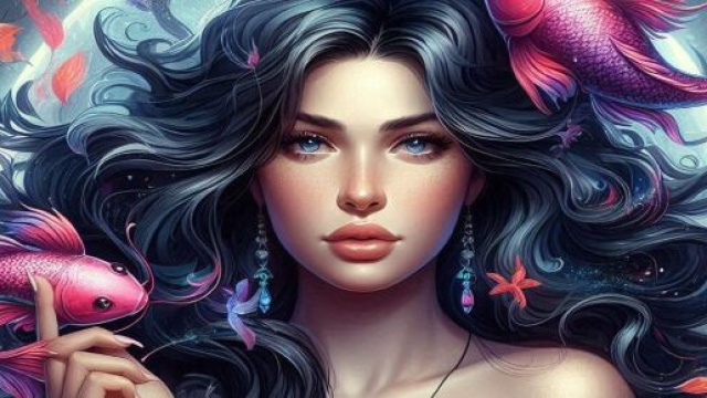 Segno dei Pesci generato con &copy; AI Copilot