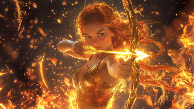 Sagittario, Oroscopo Immagine creata con IA Midjourney