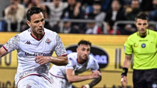 Arthur Melo in azione. Foto &copy; Instagram Fiorentina