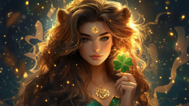 Leone, Oroscopo della fortuna - Immagine creata con IA &copy; Midjourney.