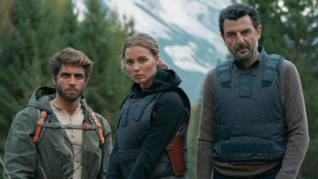 In foto il cast di Un passo dal cielo 8, &copy; Rai.