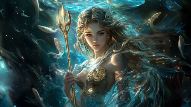 Pesci, Oroscopo Immagine &copy; creata con IA Midjourney