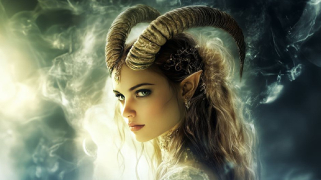 Capricorno, Immagine &copy; creata con IA Midjourney.