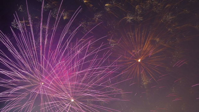 Fuochi d'artificio in un'immagine di repertorio.
