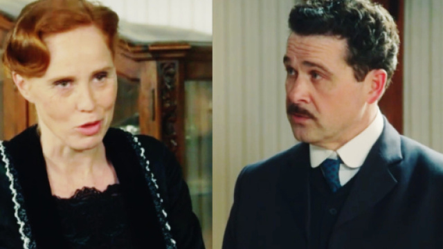 Pia e Ricardo in scena, screenshot &copy; La Promessa