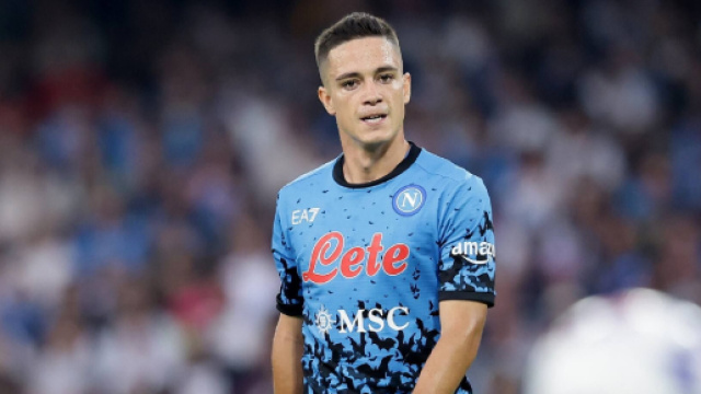 Giacomo Raspadori, attaccante del Napoli. Foto &copy; Sky Sport