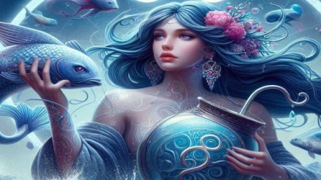 Segno dell'Acquario generato con &copy; AI Copilot.