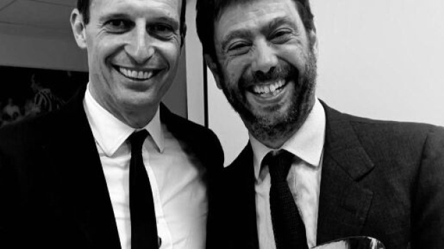 Massimiliano Allegri e Andrea Agnelli &copy; X