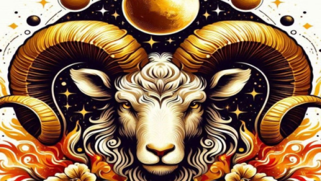 Segno dell'Ariete generato con &copy; AI Copilot