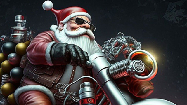 Babbo Natale moderno &copy; Pixabay