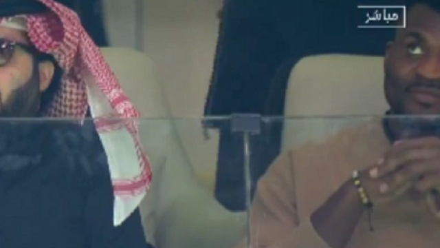 Francis Ngannou lors de Inter Miami - Al Nassr (capture X Actu Foot)