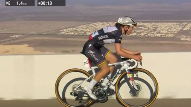 Ciclismo, i numeri di Lotte Kopecky sulla salita di Jebel Hafeet: quasi 1400 di VAM
