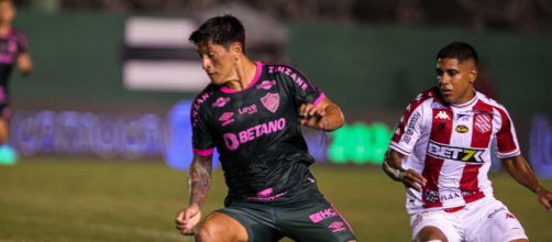 German Cano, o artilheiro do Flu (Reprodu&ccedil;&atilde;o/Twitter German Cano)