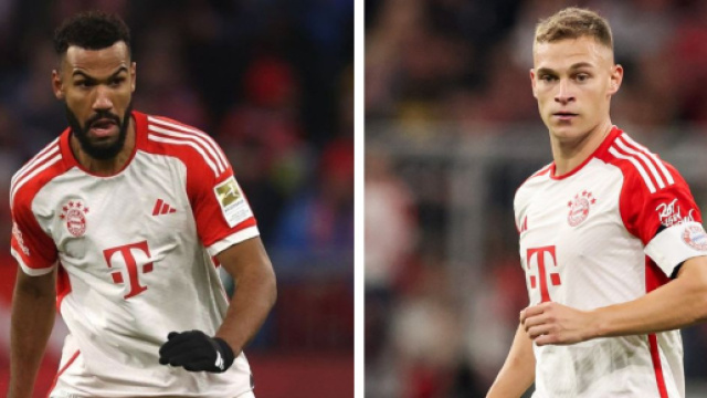 Eric Maxim Choupo-Moting e Joshua Kimmich del Bayern Monaco