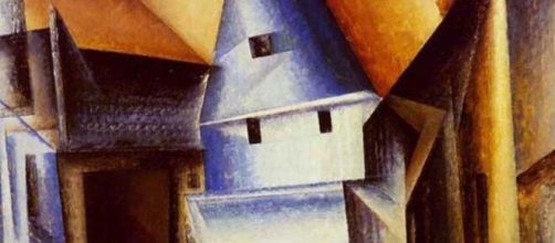 Lyonel Feininger's 'Oberweimar' (Image source: Milton Sonn/Flickr)