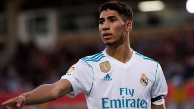 Achraf Hakimi sous les couleurs du Real Madrid (capture X @FranceRMCF)