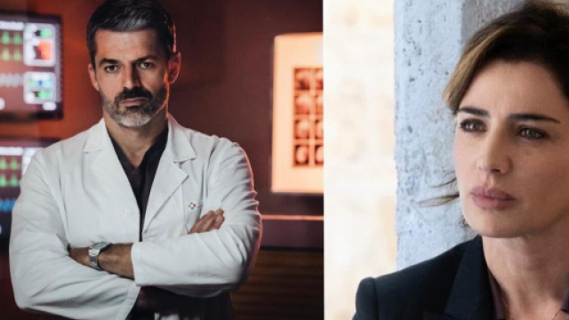 In foto Luca Argentero e Luisa Ranieri (screenshot tratti da Doc 3 e Lolita Lobosco &copy;Rai)..