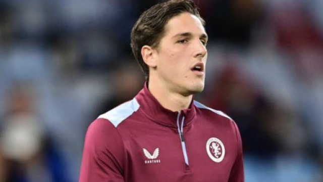 Nicol&ograve; Zaniolo, attaccante dell'Aston Villa.