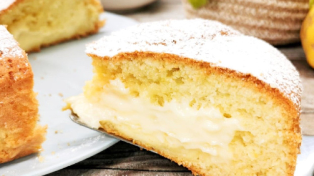 torta con crema di limone bio, una fresca golosit&agrave;