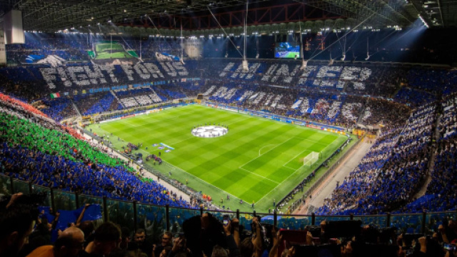 L'Inter a San Siro in Champions League