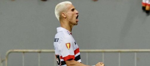 Ferreirinha abriu o placar para o Tricolor (Reprodu&ccedil;&atilde;o/Facebook/saopaulofc)