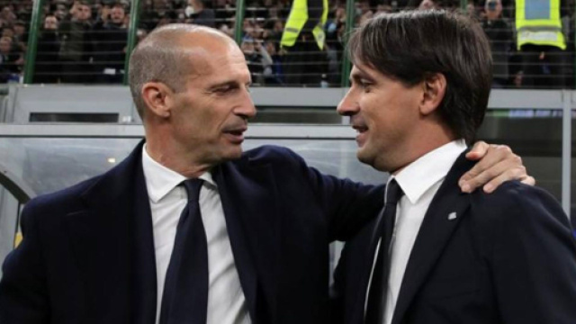 Allegri e Inzaghi in una foto di repertorio.