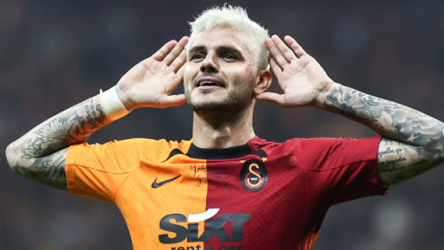 In foto Icardi, giocatore del Galatasaray.