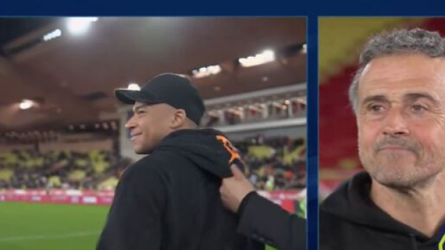 Luis Enrique cash sur Mbapp&eacute;. (screenshot Twitter @primevideo)