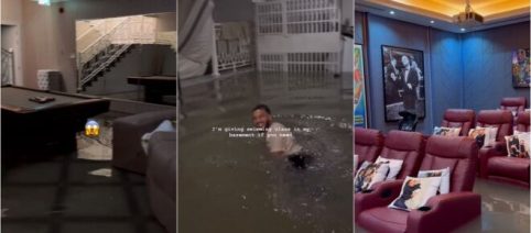 Jazz et Laurent Correia : ils dévoilent les images impressionnantes de leur villa inondée